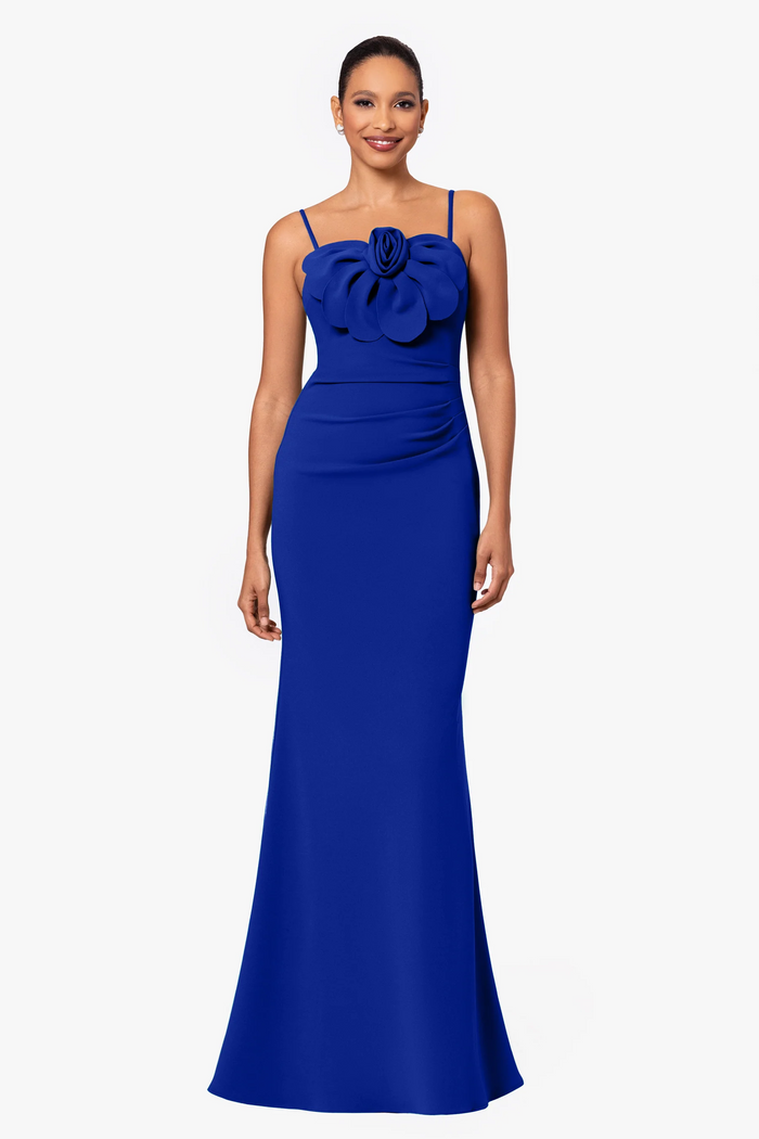 Betsy and Adam "Tina" 3D Flower Dress A26444