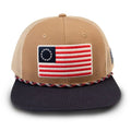 Betsy Rifle Flag Rope Mesh Hat - Coyote