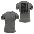 Betsy Rifle Flag Patriotic T-Shirt for Men | Grunt Style