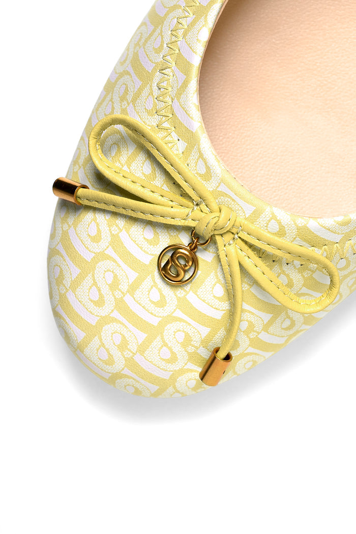Bimu Flat Shoes - Lemon