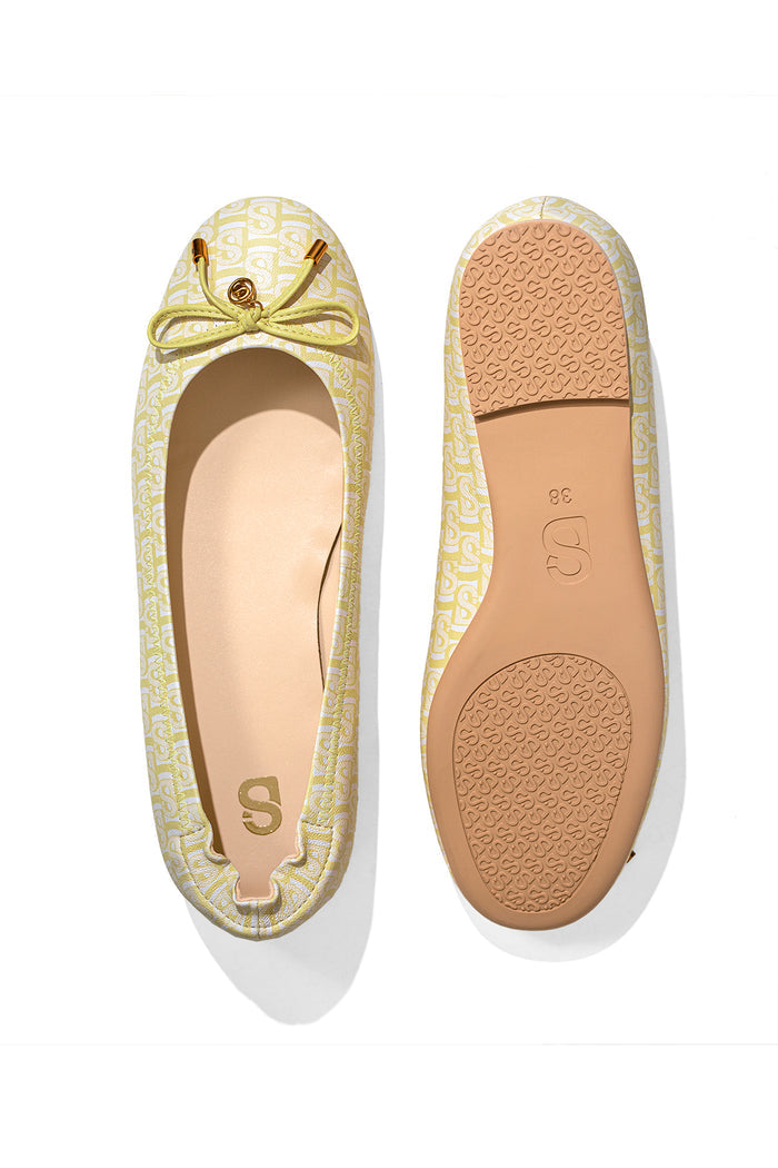 Bimu Flat Shoes - Lemon