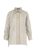 Bimu Jacquard Basic Shirt - Brown