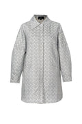 Bimu Jacquard Oversized Shirt - Grey