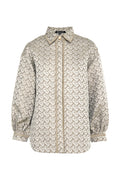 Bimu Jacquard Puff Shirt - Brown