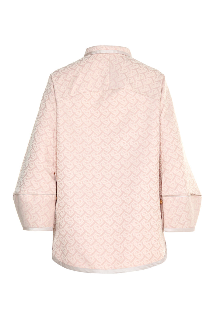 Bimu Jacquard Statement Outer - Pink