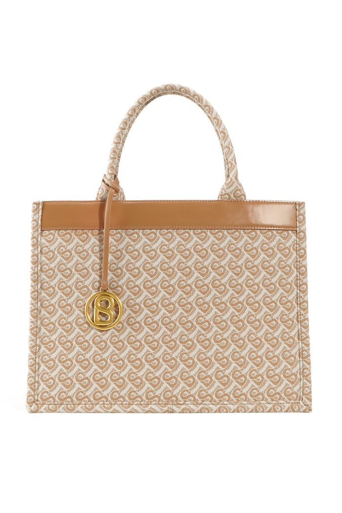 Bimu Jacquard Tote Bag Large - Amber