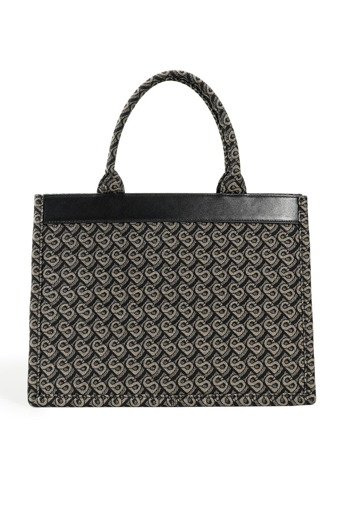 Bimu Jacquard Tote Bag Large - Black