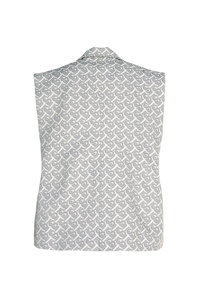Bimu Jacquard Vest - Grey