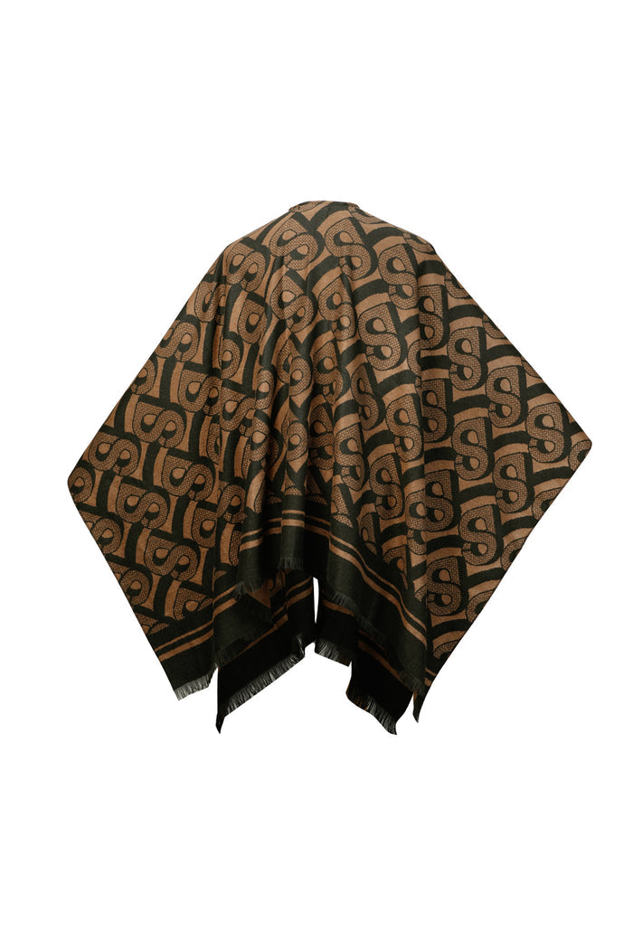 Bimu Poncho - Truffle