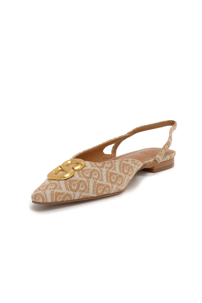 Bimu Slingback Shoes - Amber