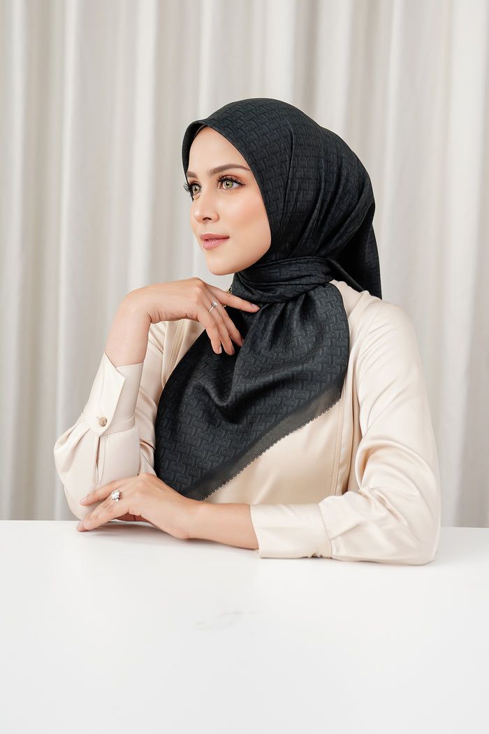 Bimu Voile Square - Black