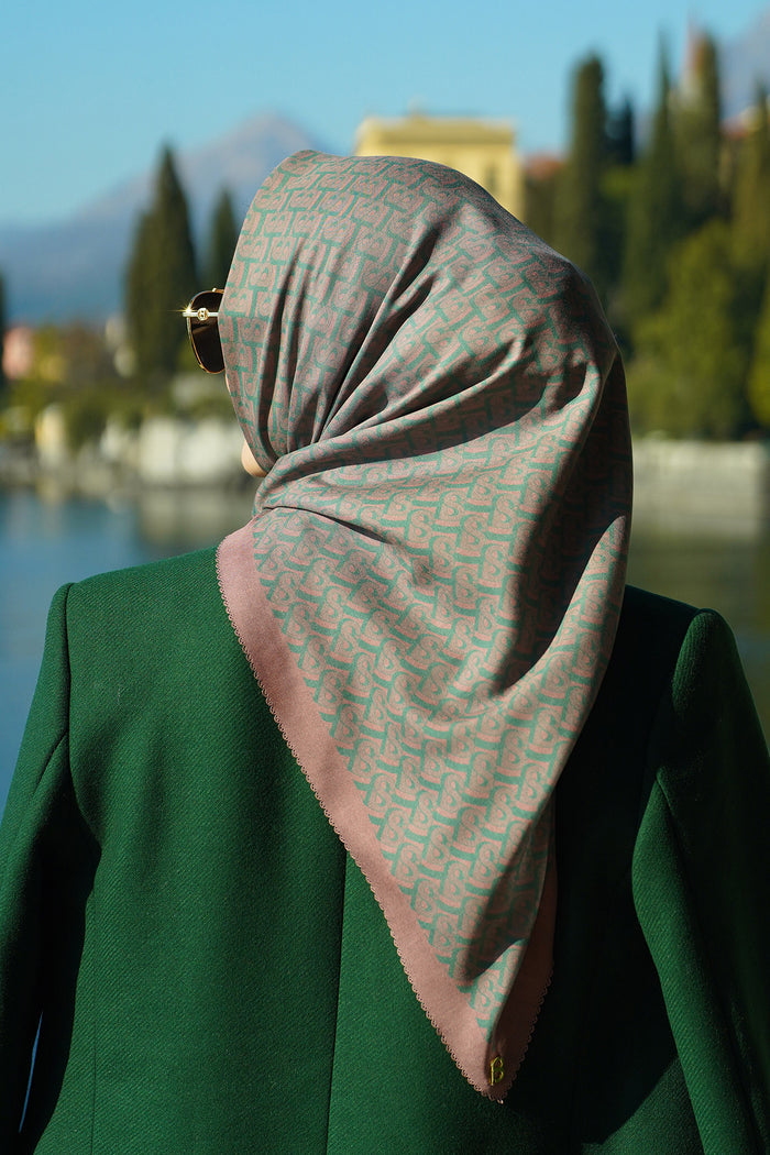 Bimu Voile Square - Guava