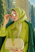 Bimu Voile Square - Lime Punch