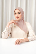 Bimu Voile Square - Minty Rose