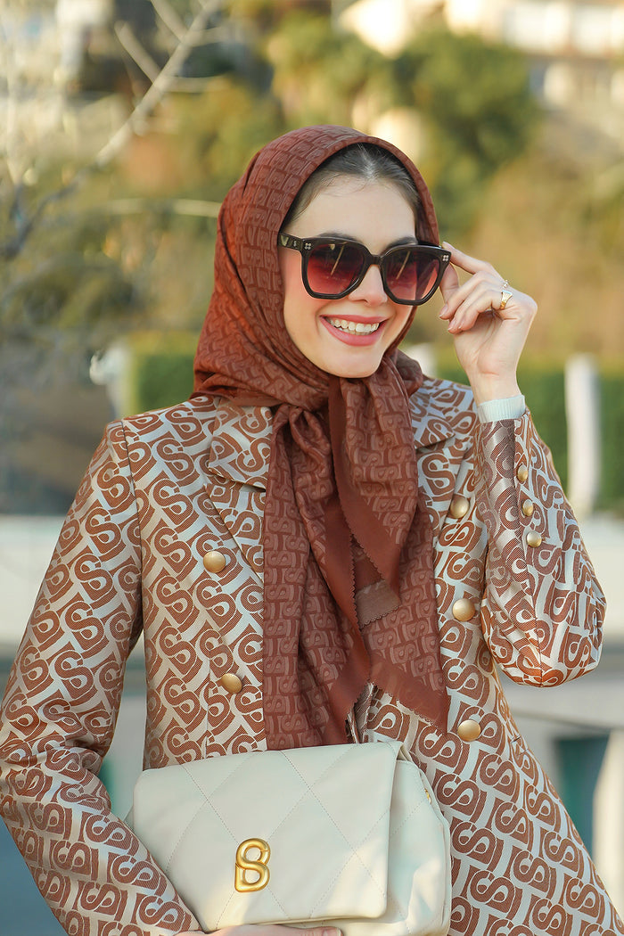 Bimu Voile Square - Tiramisu