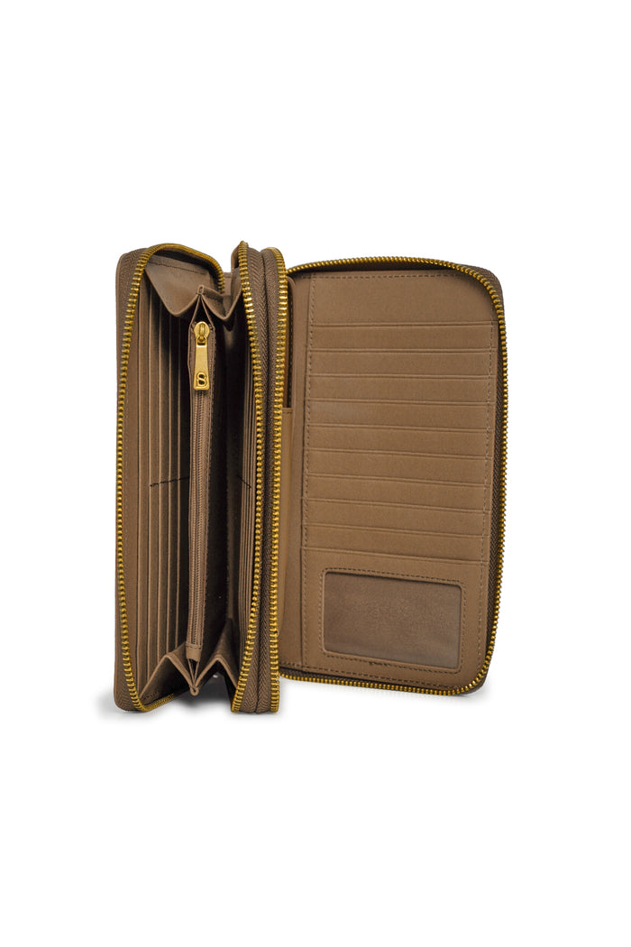 Bimu Zip Wallet - Brown