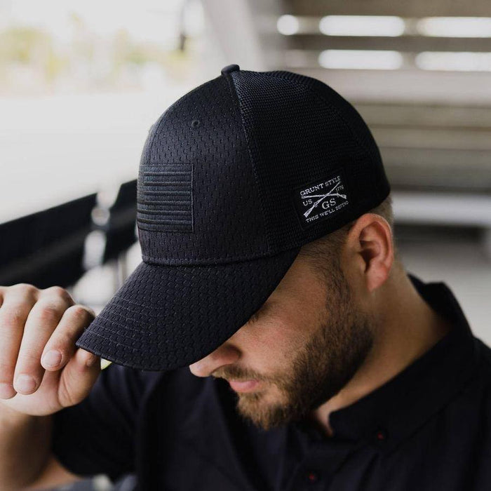 Blackout USA Flag Hat  | Grunt Style