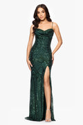 Blondie Nites "Carrie" Sequin Long Dress 5383BN
