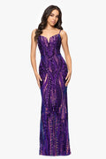 Blondie Nites "Christine" Sequin Dress 5358BN