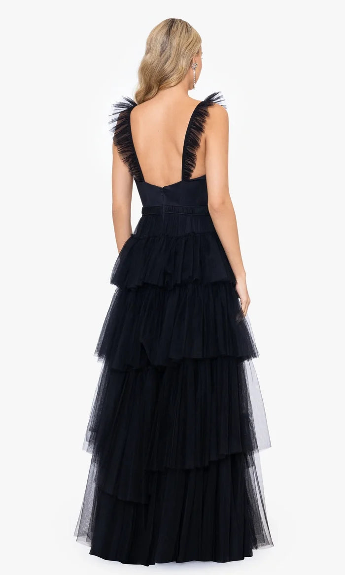 Blondie Nites Tiered Ruffle Prom Dress 4819BN