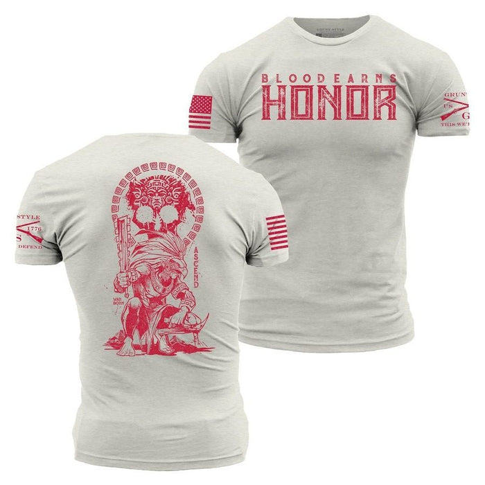Grunt Style Blood Earns Honor T-Shirt - Sand T-Shirt