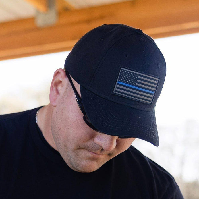 Blue Line Flag Support Hat | Grunt Style