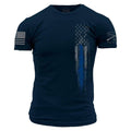Blue Line Flag Shirt for Men | Grunt Style