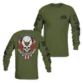 Born Defiant Long Sleeve - Military Green