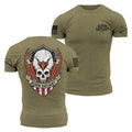Grunt Style Born Defiant T-Shirt - Military Green T-Shirt