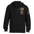 Grunt Style Born To Stack Full-Zip Hoodie - Black full-zip hoods