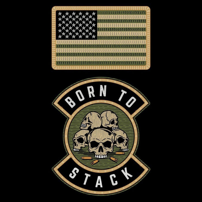 Grunt Style Born To Stack T-Shirt - Black T-Shirt