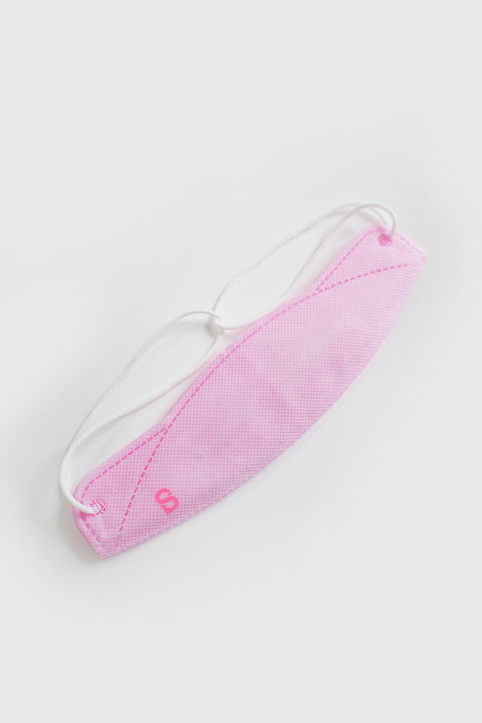 Buttonscarves Disposable Mask - Pink