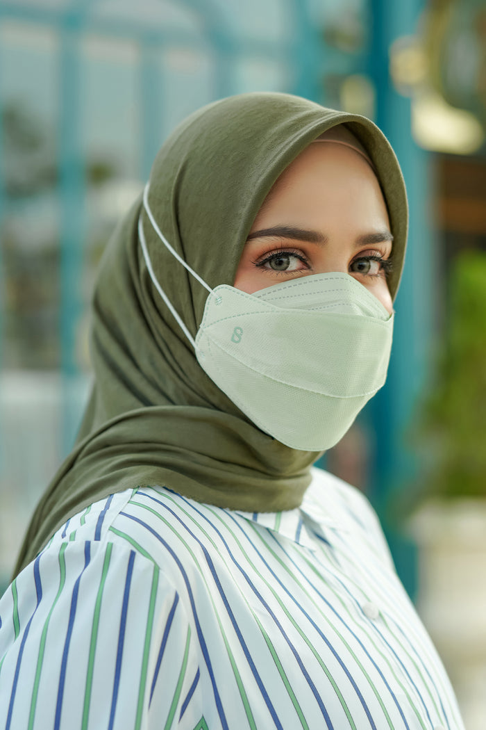 Buttonscarves Disposable Mask - Turkish Delight
