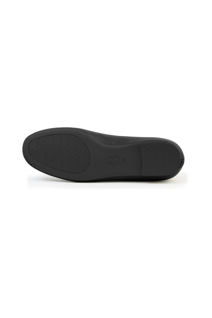 cera flat shoes in black by buttonscarves outsole detail