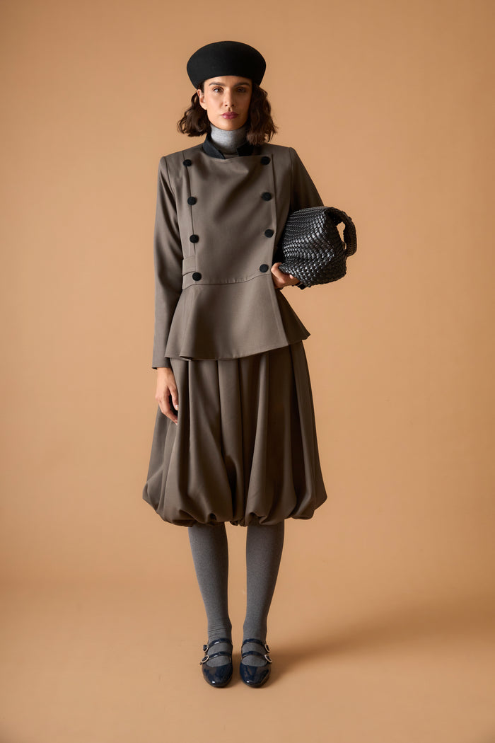 CHAQUETA ASHERMARRÓN