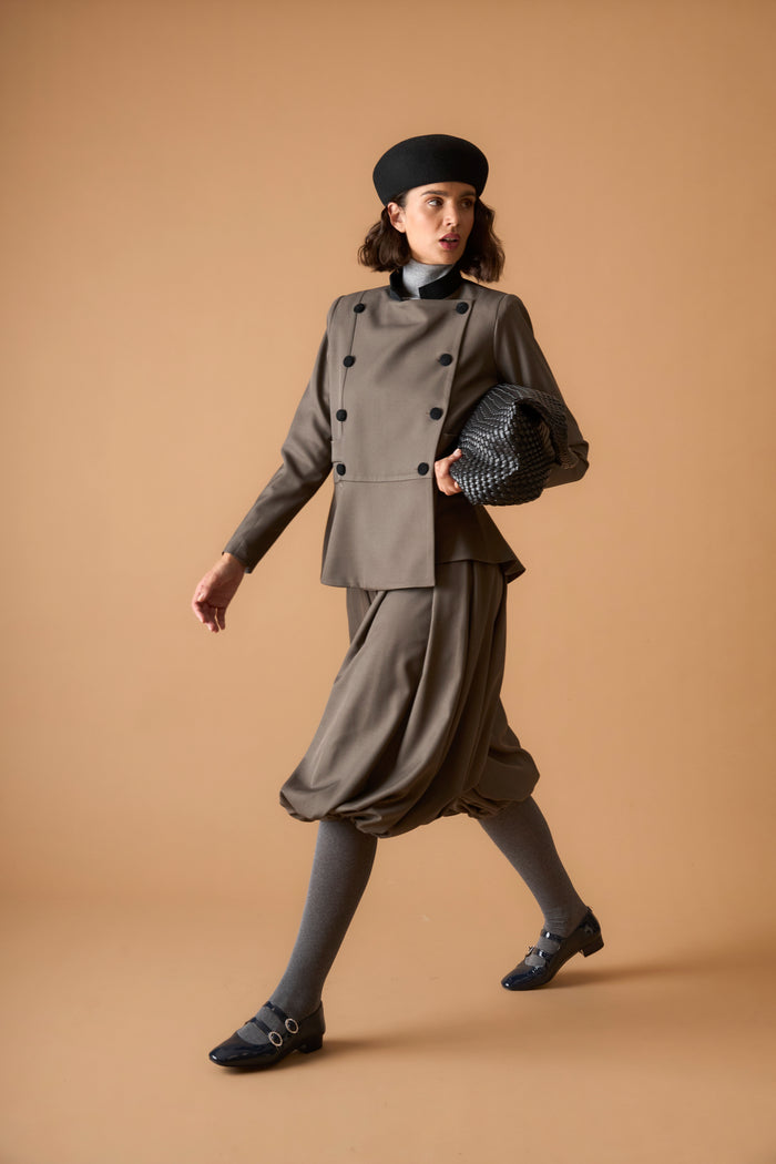 CHAQUETA ASHERMARRÓN