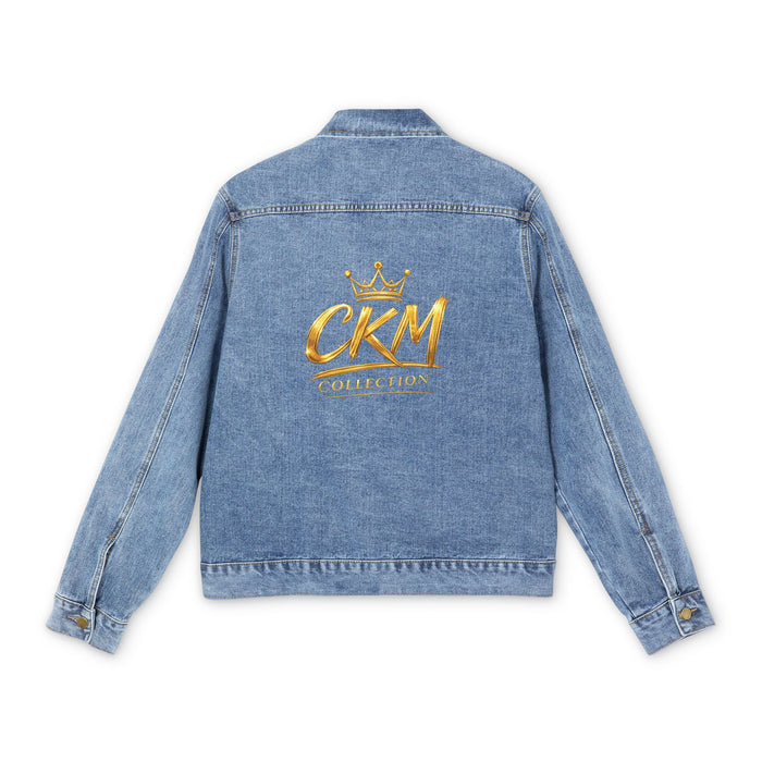 CKM Crown Back Logo Men Denim Jacket