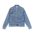 CKM Crown Back Logo Men Denim Jacket
