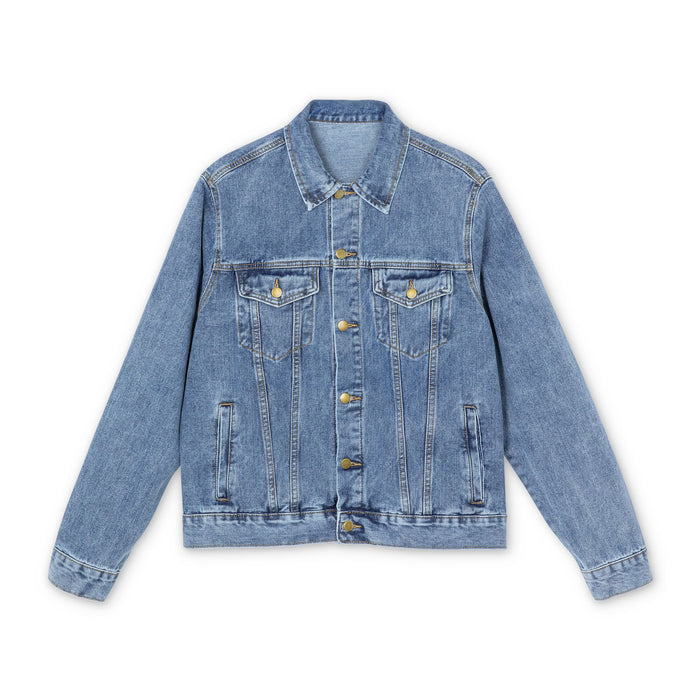 CKM Crown Back Logo Men Denim Jacket