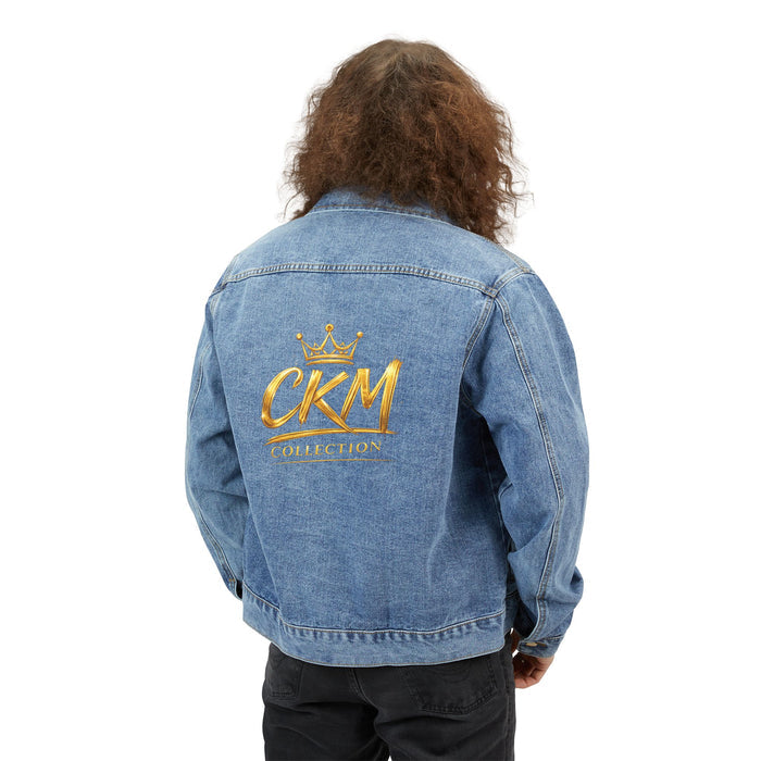 CKM Crown Back Logo Men Denim Jacket