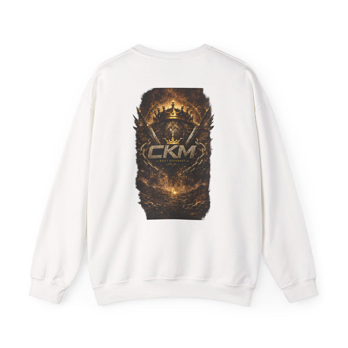 CKM Crown Crewneck Sweatshirt — King Emblem Back Print