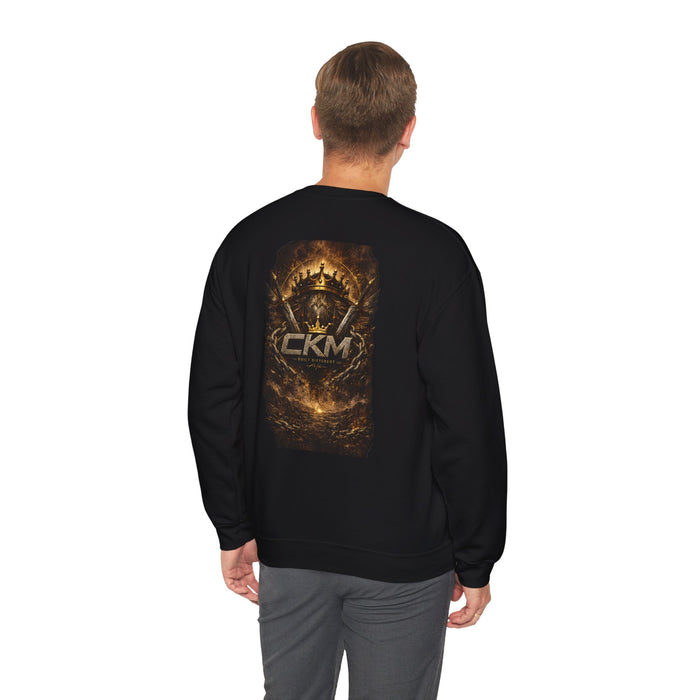 CKM Crown Crewneck Sweatshirt — King Emblem Back Print