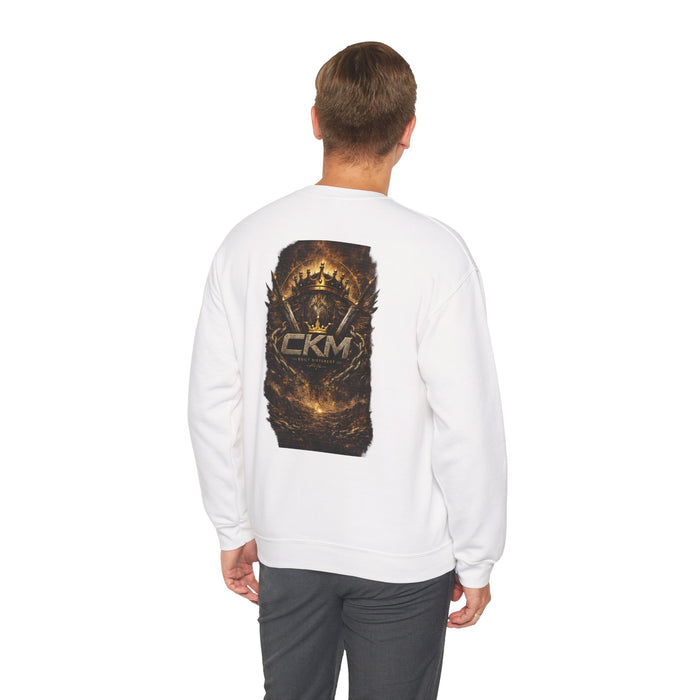 CKM Crown Crewneck Sweatshirt — King Emblem Back Print