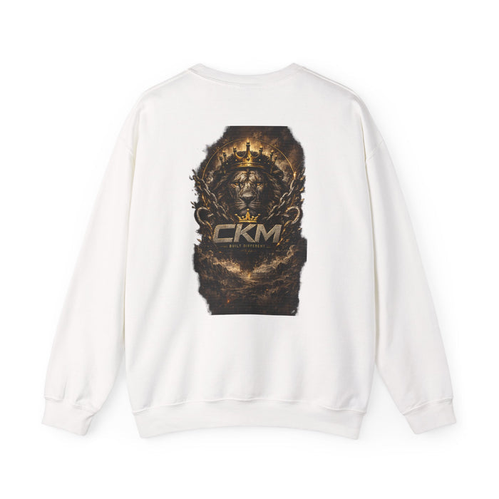 CKM Crown Crewneck Sweatshirt — King Lion Back Print