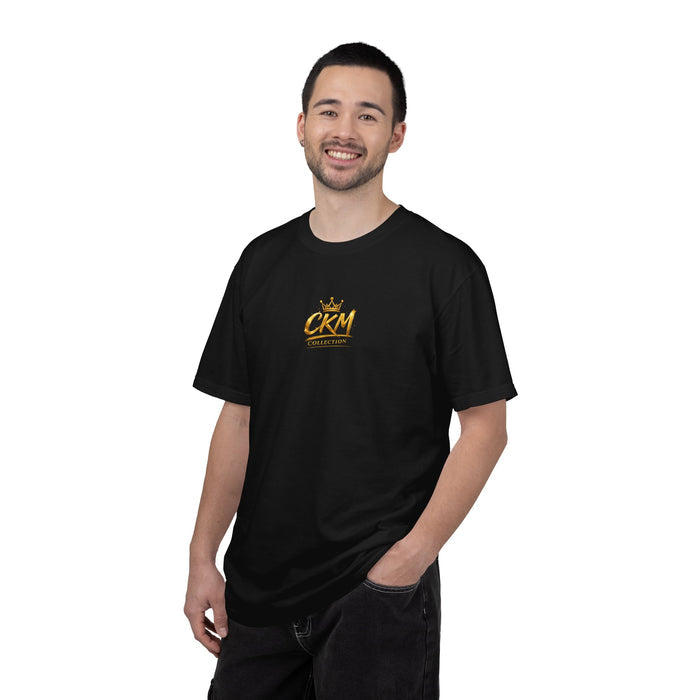 CKM Crown Dynamic T‑Shirt — Luxury Gold Jewelry Back Print