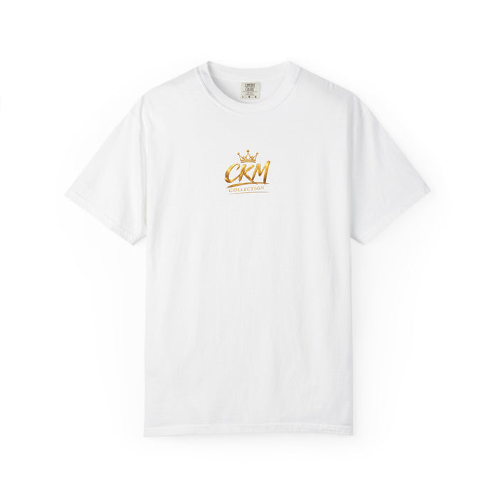 CKM Crown Graphic T‑Shirt — Castle Scenery Back Print