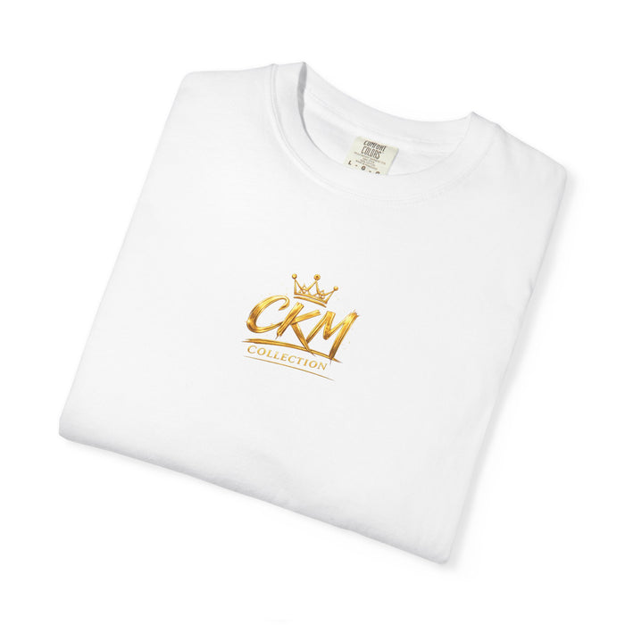 CKM Crown Graphic T‑Shirt — Castle Scenery Back Print