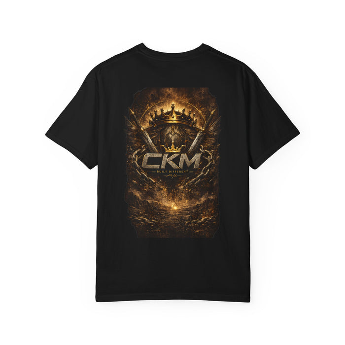 CKM Crown Graphic T‑Shirt — King Emblem Back Print