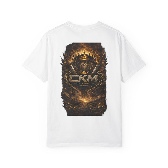 CKM Crown Graphic T‑Shirt — King Emblem Back Print