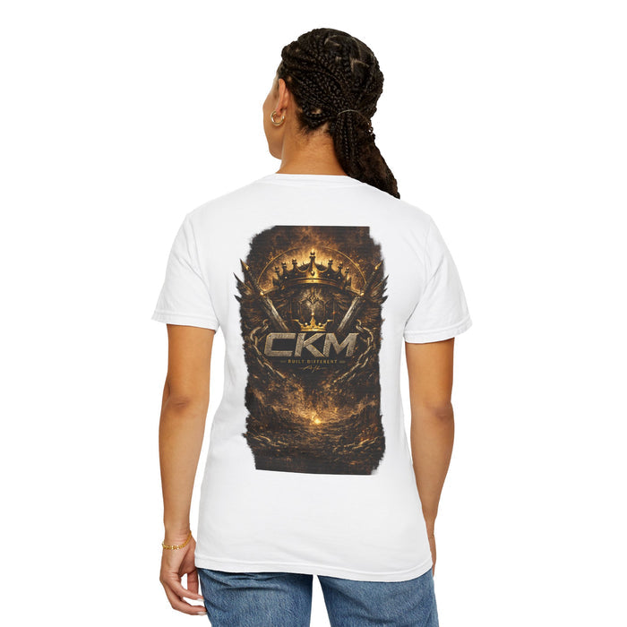 CKM Crown Graphic T‑Shirt — King Emblem Back Print